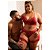 Conjunto sem bojo, calcinha com perneira - DELUX - 2376 - Garota Veneno PLUS SIZE - Imagem 3