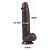 Prótese HIPER Realística 23,5 cm c/ Camada de Dupla Intensidade (MARROM) - LOVETOY SLIDING-SKIN DUAL LAYER - Imagem 6