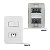 Conjunto Interruptor Simples + Tomada 2P+T 10A 4x2 Branco B3 - Imagem 3