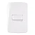 Conjunto Interruptor Simples 10A/250V 4x2 Branco Linha B3 - Imagem 1