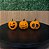 Kit 3 Abóboras Decorativas de Halloween - Imagem 1