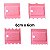 Kit 4 Mini Espatula Bolo, Bento Cake, Chocolate, Confeitaria Decorativa 6x6cm - Imagem 3