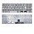 Teclado Para Samsung Np350xaa Np350xbe Np300e5m Np300e5k Branco - Imagem 1