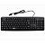 Teclado Para Pc Ubs Knup Kp-2002 Abnt Preto - Imagem 1
