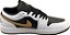 Air Jordan 1 Low Men's Shoes (553558-172,White/Metallic Gold-Black) - Imagem 1