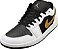 Air Jordan 1 Low Men's Shoes (553558-172,White/Metallic Gold-Black) - Imagem 3
