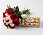 Buquê de 15 Rosas mista e Chocolates - Imagem 1