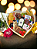 Cesta Café da Manhã Box Coração Casal ETERNOS NAMORADOS - Imagem 2