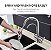 Torneira 3 Vias para Cozinha em Latão com Bica Móvel Retrátil – Água Quente, Fria e Filtrada - Imagem 12