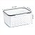 Caixa Organizadora para Geladeira com Cesta Drenante – Recipiente de Armazenamento para Frutas, Legumes e Alimentos - Imagem 1