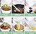 Drop Kit 12 Peças Colher para Cozinha Silicone BPA Antiferrugem Utensílios de - Imagem 10