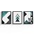 Kit Quadros Decorativos Moldura Vidro Geométrico - Imagem 3