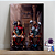 Kit 3 Quadros Decorativos Futebol Flamengo 20x28cm MDF - Imagem 2
