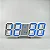 Relógio Despertador Digital 3D LED – Parede e Mesa, Temperatura e Calendário, Moderno - Imagem 2