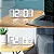 Relógio Despertador Digital 3D LED – Parede e Mesa, Temperatura e Calendário, Moderno - Imagem 9