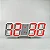 Relógio Despertador Digital 3D LED – Parede e Mesa, Temperatura e Calendário, Moderno - Imagem 3