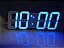 Relógio Despertador Digital 3D LED – Parede e Mesa, Temperatura e Calendário, Moderno - Imagem 17