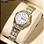 Relógio POSHI Original Luxo Feminino Quartzo Redondo Data Automática - Imagem 3