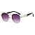 Óculos De Sol Heevoo Feminino Metal Redondo Design Retrô UV400 Policarbonato - Imagem 8