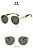 Óculos De Sol Heevoo Feminino Metal Redondo Design Retrô UV400 Policarbonato - Imagem 15