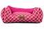 Cama Quadrada para Cachorro ou Gato Luppet Luxo Rosa Geométrico Tamanho:G - Imagem 3