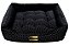 Cama Retangular para Cachorro ou Gato Luppet Luxo Preto Bolinhas Tamanho:G - Imagem 4