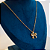 COLAR COM LAÇO BANHADO OURO 18K - Imagem 2