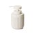 PORTA-SABONETE LIQUIDO EM CIMENTO BRANCO 15X9X10.5CM - Imagem 1
