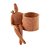 CACHEPOT HOMEM TERRACOTA SENTADO - Imagem 1