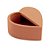 CACHEPOT CORACAO TERRACOTA CIMENTO - Imagem 1