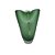 VASO MURANO VIDRO BOW VERDE 25CM - Imagem 1
