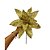 HASTE FLOR POINSETIA DOURADO OURO 30CM - Imagem 1