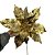 FLOR POINSETIA GLITTER/OURO 30CM - Imagem 1