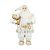 PAPAI NOEL BRANCO COM DOURADO 60CM - Imagem 1