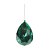 ENFEITE PENDENTE JOIA VERDE 19CM - Imagem 1