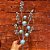 HASTE NATALINA AZUL COM GLITTER - ALT 28 CM - Imagem 1