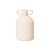 VASO EM CERAMICA OFF WHITE  23X14X14CM - Imagem 1
