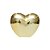 CORACAO DOURADO PEQUENO 6.5X3.8X5.2CM - Imagem 1