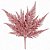 PICK FOLHAGEM ROSA C/ GLITTER 20CM - Imagem 1