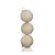 KIT BOLAS LINHAS 10CM C/3 BRANCO - Imagem 1