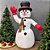 BONECO NEVE INFLAVEL COM LUZ 2.40M BIVOLT - Imagem 1