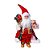PAPAI NOEL C/PRESENTES E URSO DE PELUCIA 30CM VERM - Imagem 1