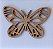 APLIQUE BORBOLETA EM MDF 3MM. CORTE A LASER. - Imagem 1