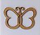APLIQUE BORBOLETA EM MDF 3MM. CORTE A LASER - Imagem 1