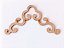 APLIQUE CANTONEIRA Nº 15 EM MDF 3MM. CORTE A LASER. - Imagem 1