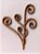 APLIQUE ARABESCO Nº 13 EM MDF 3MM. CORTE A LASER. PACOTE 2 UNIDADES - Imagem 1