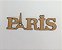 NOME EM MDF 2,5MM "PARIS". CORTE A LASER. - Imagem 1