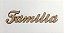 NOME EM MDF 2,5MM "FAMILIA". CORTE A LASER. - Imagem 1