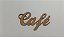 NOME EM MDF 2,5MM "CAFÉ". CORTE A LASER. - Imagem 1