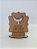 TOTEM Nº3 EM MDF CRU 3MM COM APLICAÇÃO DE MDF BRANCO. CORTE E GRAVAÇÃO A LASER. - Imagem 1